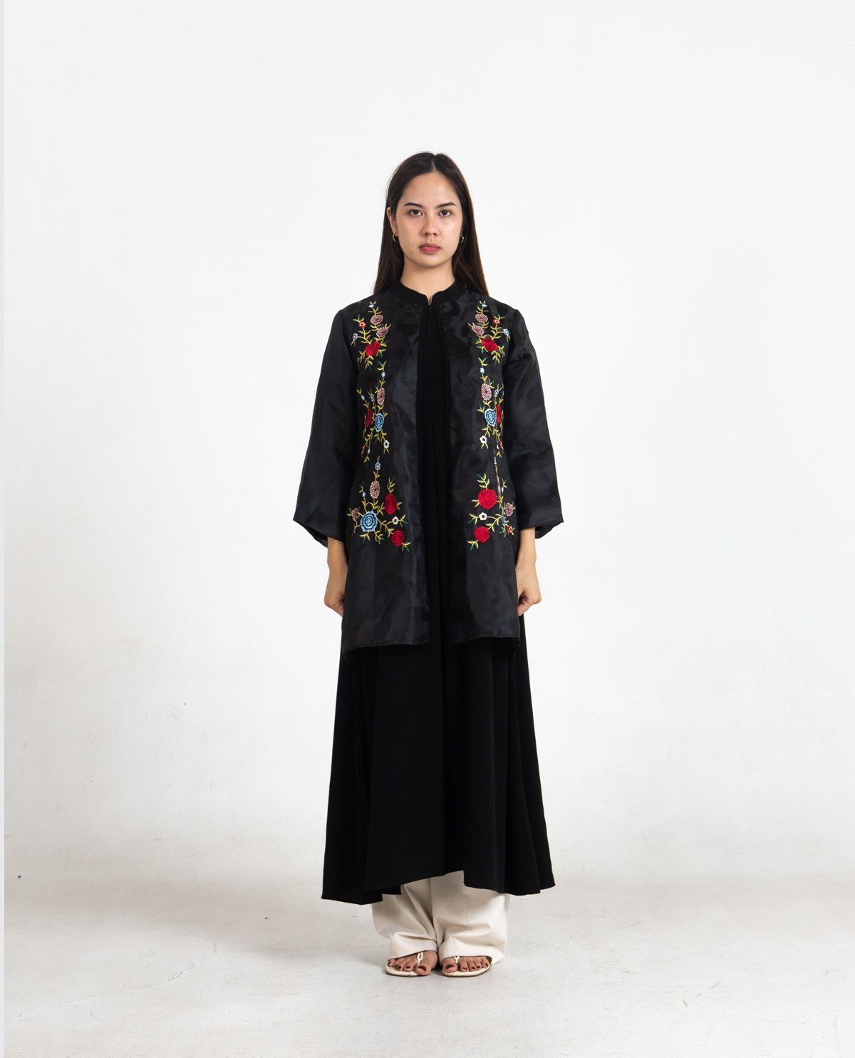 Gamis Motif Bunga