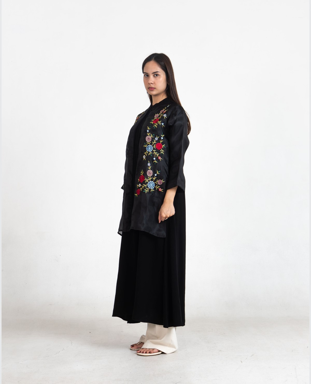 Gamis Motif Bunga