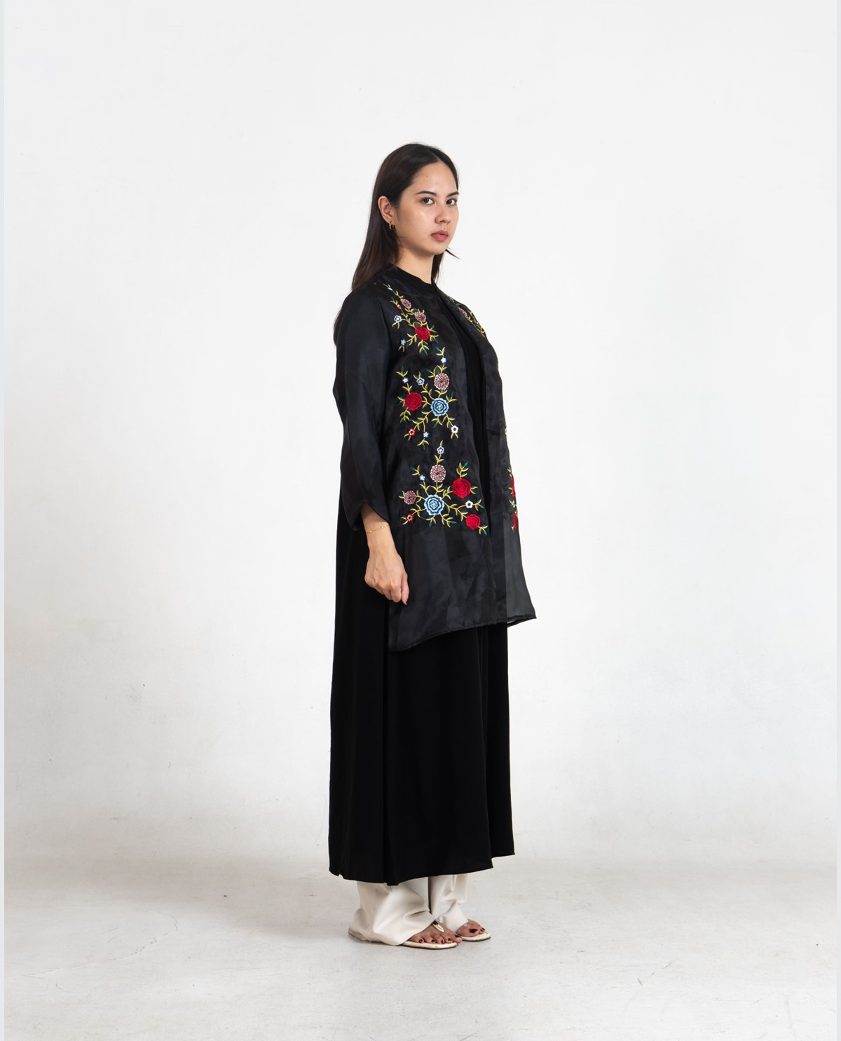 Gamis Motif Bunga