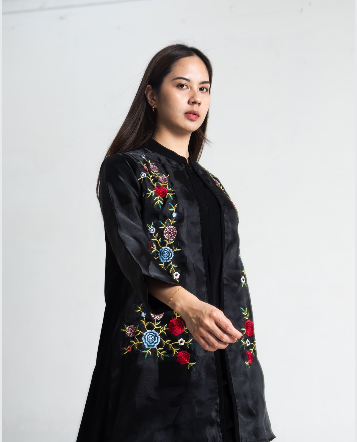 Gamis Motif Bunga