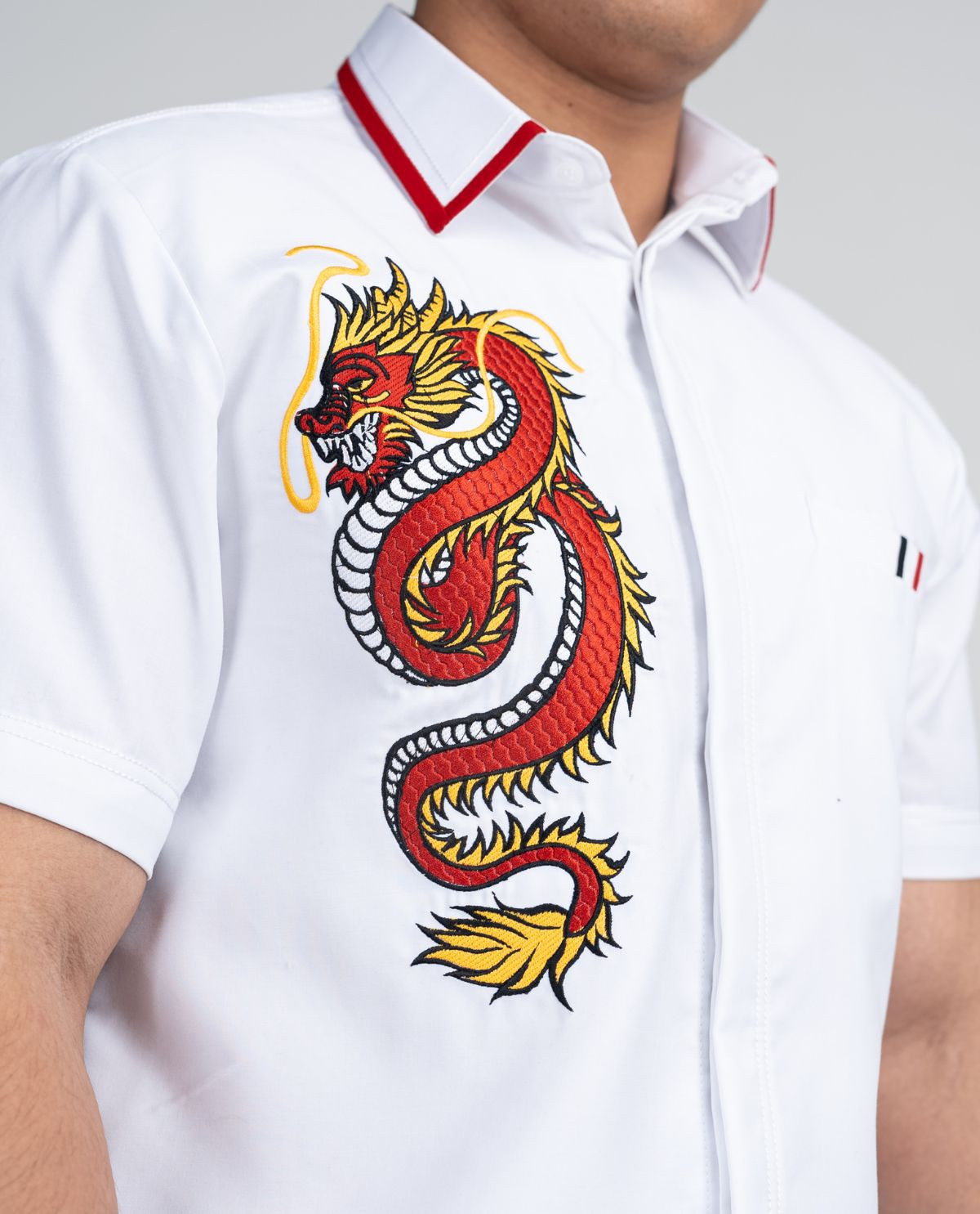 Kemeja Casul Motif Naga