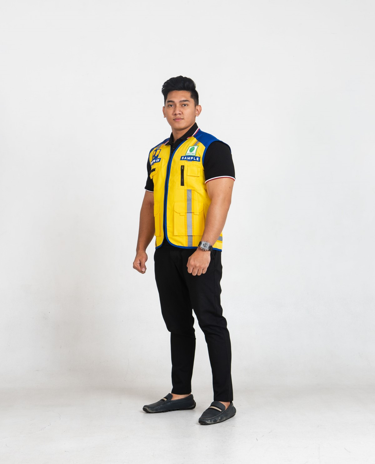 Rompi Kuning Casual Modern
