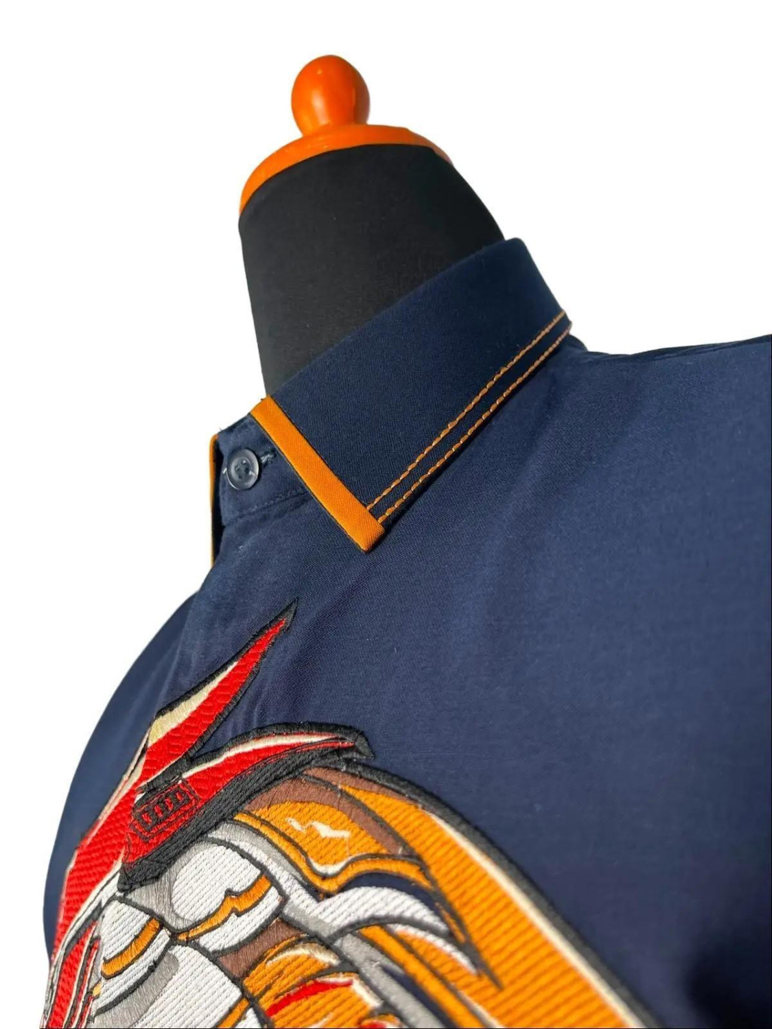 Kemeja Casual "Nusantara" Bordir 3D Motif Garuda Lengan Pendek Best Tailor (Special Edition)
